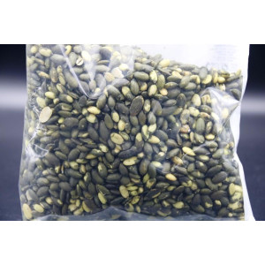 PIPA CALABAZA PELADA TOSTADA CON LEÑA B. 500g